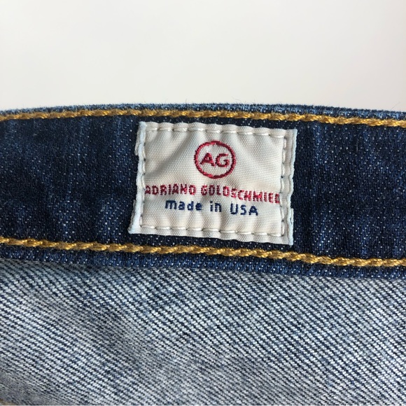 AG Adriano Goldschmied The Stevie Slim Straight Jeans Size 27R - Picture 8 of 10